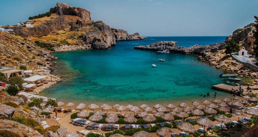 Toulipa Lindos Appartement Buitenkant foto